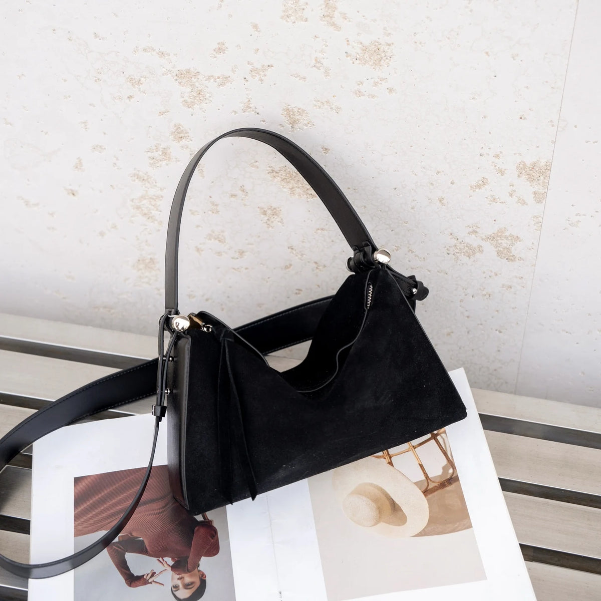 New Genuine Leather Luxury Designer Women Shoulder Crossbody Underarm Bags Cowhide Ladies Large Capacity Tote Bag Fashion Purse