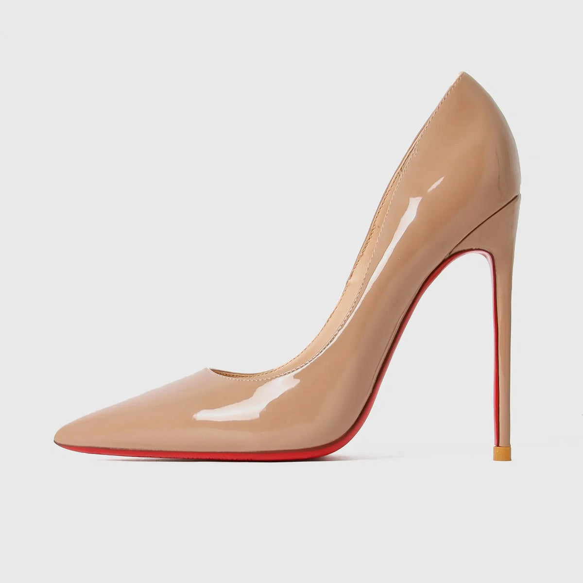 Women Heels 2026 Luxury Brand Pumps Red Bottom Pointed Toe Shallow High Heels Sexy Fashion Elegant Party Ladies Prom Shoes 12cm