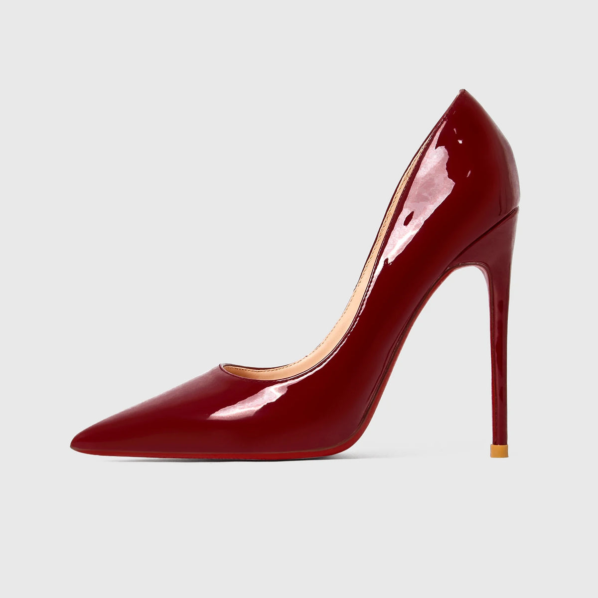 Women Heels 2026 Luxury Brand Pumps Red Bottom Pointed Toe Shallow High Heels Sexy Fashion Elegant Party Ladies Prom Shoes 12cm